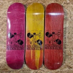 Rollbrett Mission Vitruvian 8.5 Logo Deck