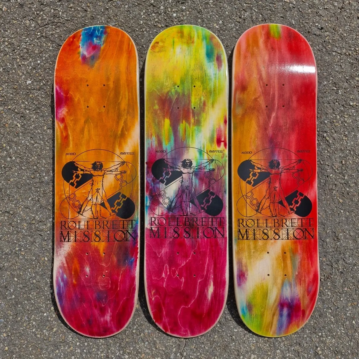 Rollbrett Mission Vitruvian Acid 8.5 Deck