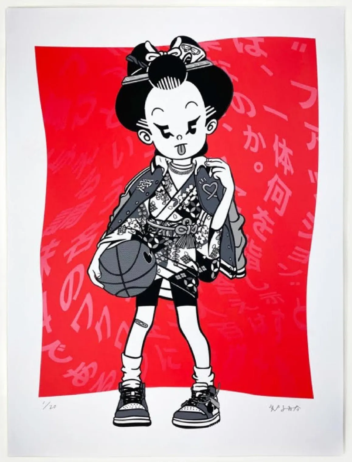 Shuiro Emotions Silkscreen Print by Shishidomia