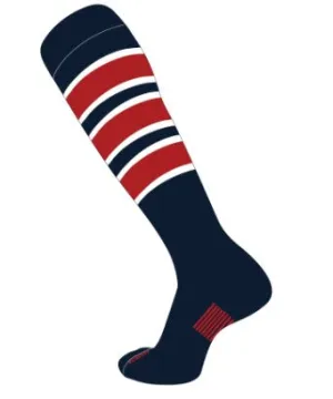 Slugger Baseball & Softball Striped Sock - Pattern C