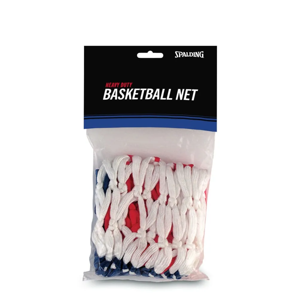 Spalding Heavy Duty Basketball Net - Red/White/Blue