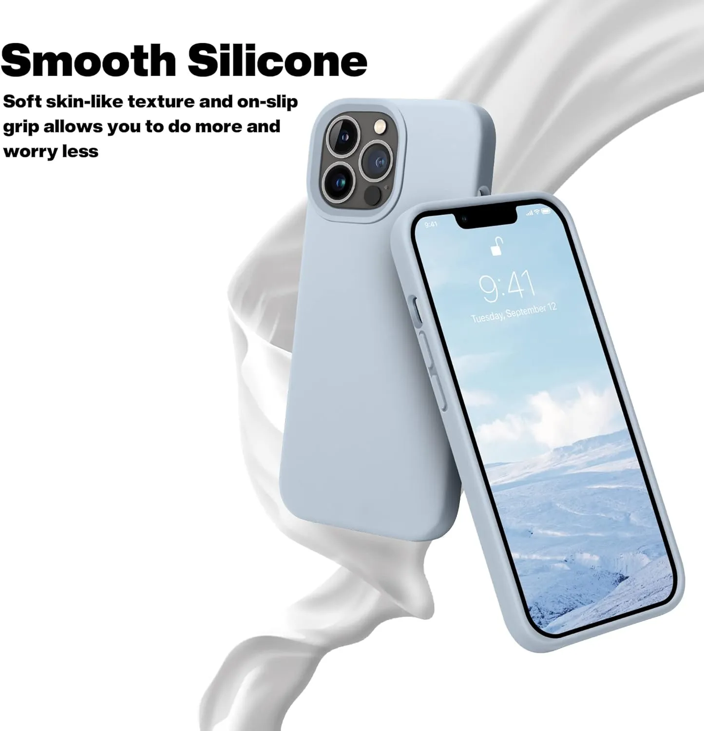 Tough On iPhone 13 Pro Max Case Strong Liquid Silicone Case