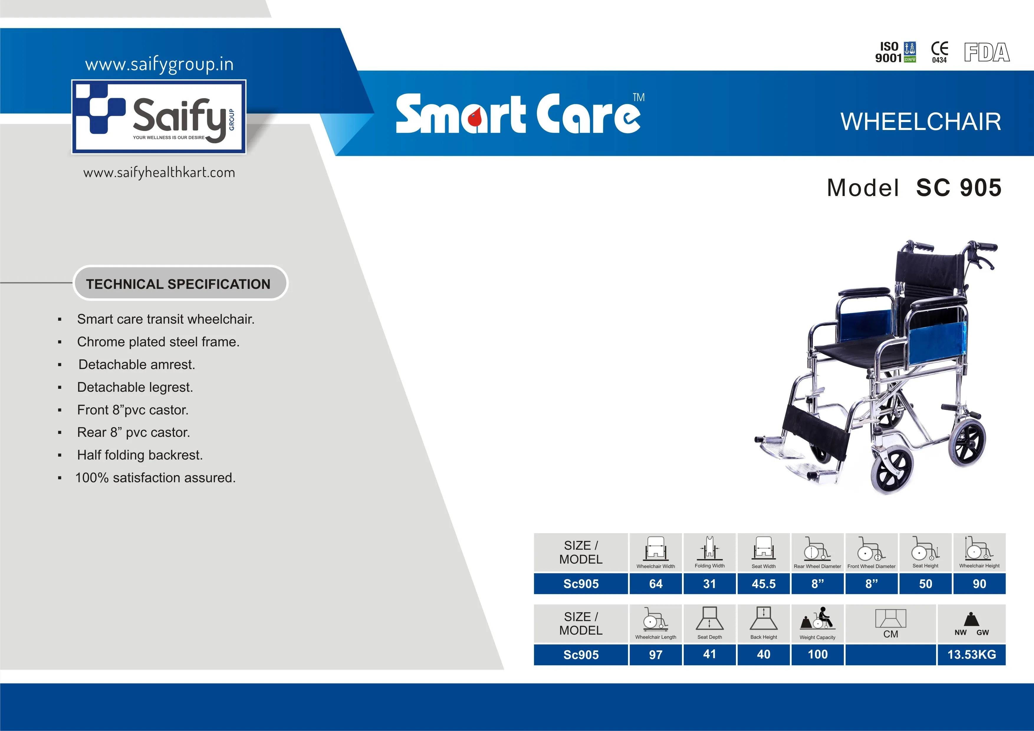 Wheelchair Lightweight SC 905AJ