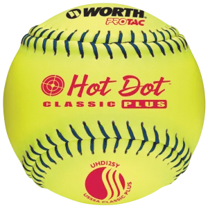 Worth Hot Dot Pro-Tac .52-275  USSSA Softball 12 Inch - One Dozen: UHD12SY